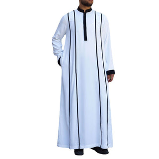 White European And American Four Seasons Universal Color Matching Muslim Robe - Phosgene