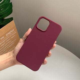 Fully Flocking Liquid Silicone Phone Case - Phosgene