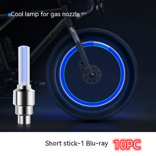 Neon Lights Tyre Wheel Valve Cap Light LED Car Tire Valve Caps Air Cover Tire Rim Valve Wheel Stem Cap Bike Light - Phosgene