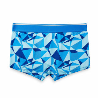 Fashion Geometry Pattern U Convex Boxers - Phosgene