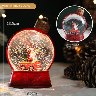 Christmas Holiday Decorations Luminous Simulation Flat Light LED Decoration Scene Layout Flame Light Home Decor - Phosgene