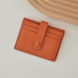 Ultra-thin Card Holder Women's South Korea Multi-card-slot Phosgene