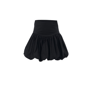 Women's French Style Temperament Cotton A- Line High Waist All-matching Skirt Phosgene