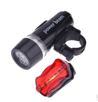 Bicycle Light LED Safety Warning Light Mountain Bike Riding Equipment Bicycle Light Set Bicycle Tail Light - Phosgene