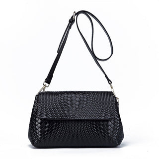 Genuine Leather Women's Woven Bag Crossbody Small Bag Women's Shoulder Messenger Bag Phosgene