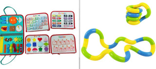 New Busy Book Children's Busy Board Dressing And Buttoning Learning Baby Early Education Preschool Sensory Learning Toy - Phosgene