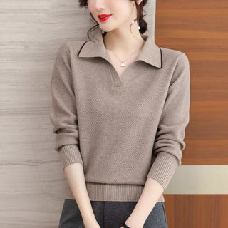 Leisure Loose Lapels Elegant Knitwear - Phosgene