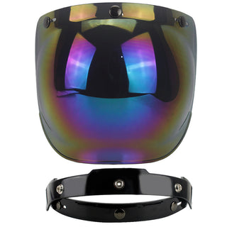 Windproof Universal Retro Helmet Bubble Goggles - Phosgene