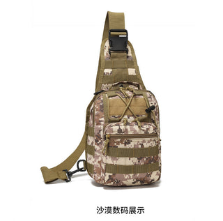 Oxford Cloth Cycling Bag Camouflage Outdoor Sports Small Chest Pannier Bag - Phosgene