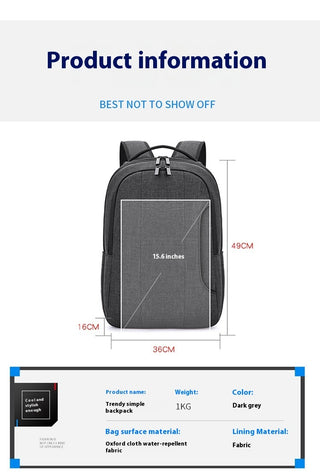 Large Capacity Multi-functional Backpack For Business Travel - Phosgene