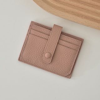 Ultra-thin Card Holder Women's South Korea Multi-card-slot Phosgene