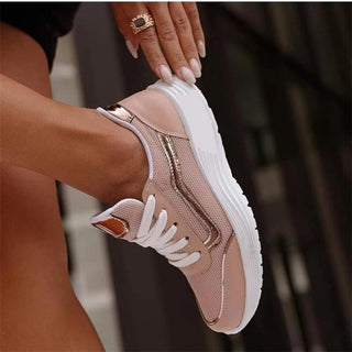 Lace-up Sports Style Low-top Shoes Women - Phosgene