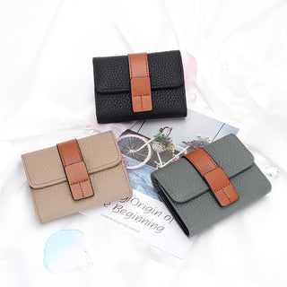 Women's Leather Card Holder Small Exquisite High-end Multiple Card Slots Phosgene