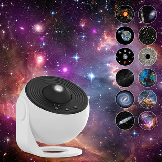 Night Light Galaxy Projector Starry Sky Projector 360 Rotate Planetarium Lamp For Kids Bedroom Valentines Day Gift Wedding Deco - Phosgene