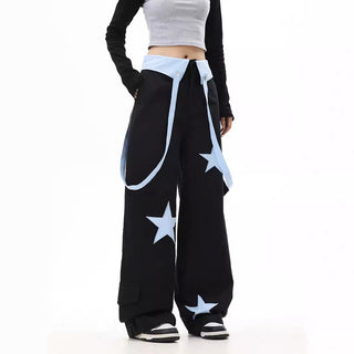 American Dopamine XINGX Embroidered Casual Pants - Phosgene