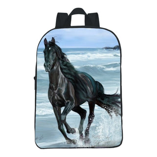 12-inch Digital Printing Animal Horse Backpack Phosgene