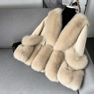 Women's Fur Coat A Young Down Jacket Thickened To Keep Warm - Phosgene