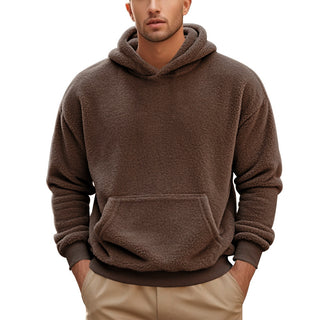 New Men's Double-sided Velvet Loose Sweater Men - Phosgene