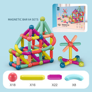 Baby Toys Magnetic Stick Building Blocks Game Magnets Children Set Kids Magnets For Children Magnetic Toy Bricks - Phosgene