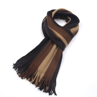 Men's Fashion Casual Striped Warm Scarf - Phosgene