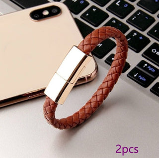 New Bracelet Charger USB Charging Cable Data Charging Cord For IPhone14 13 Max USB C Cable For Phone Micro Cable - Phosgene