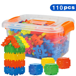 110pcs Set DIY Lepin Building Blocks Baby Boys And Girls 3D Blocks Funny Educational Mosaic Toys For Children Kids Block Toys - Phosgene