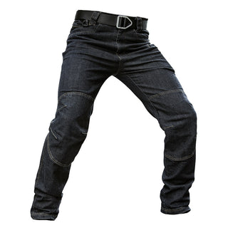 Straight Multi-pocket Stretch Slim Jeans Phosgene