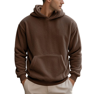 New Men's Double-sided Velvet Loose Sweater Men - Phosgene