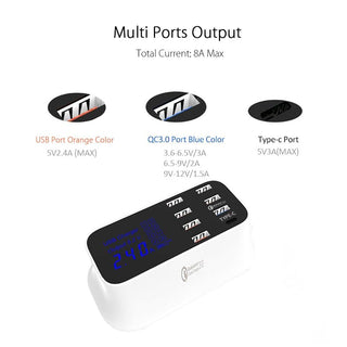 Quick Charge 3.0 Ordinary Smart USB Charger Station - Phosgene