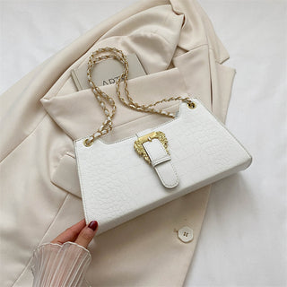 Women's Fashion Simple Chain Fashion Bag Shoulder Bag Casual Trend Crossbody Small Square Bag - Phosgene