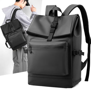 Fashion Large Capacity Multi-functional Backpack Male Middle School Student College Student Leisure - Phosgene