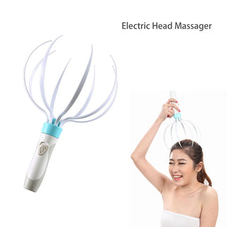 Head Massager Scalp Vibration Massage Eight Claw Electric Household Massager Head Masager Body Care - Phosgene