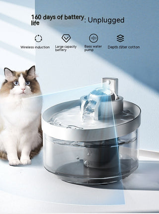 Cat Water Fountain Wireless Induction Drink Fountain Phosgene