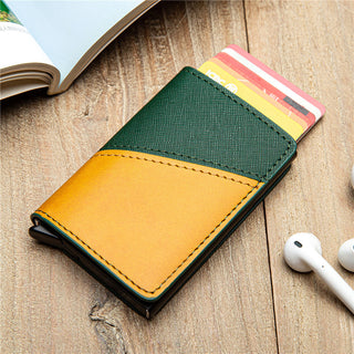 Men's Fashion Color Contrast Wallet - Phosgene