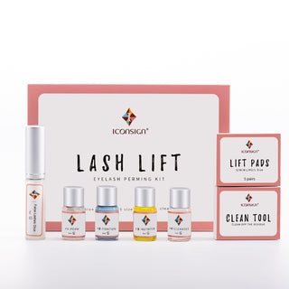 Dropshipping ICONSIGN Lash Lift Kit Lash Lifiting Eyelash Perming Kit Lash Curling Enhancer Eyes Makeup Tools - Phosgene