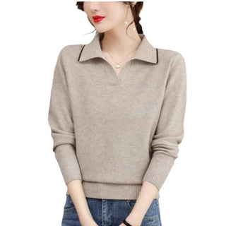 Leisure Loose Lapels Elegant Knitwear - Phosgene