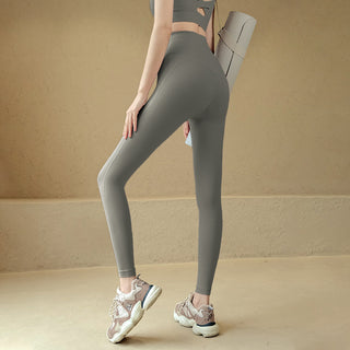 Summer Nude Feel High Waist Shaping Tight Stretch Workout Pants Phosgene