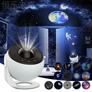 Night Light Galaxy Projector Starry Sky Projector 360 Rotate Planetarium Lamp For Kids Bedroom Valentines Day Gift Wedding Deco - Phosgene