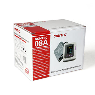 CONTEC CONTEC08A Upper Arm Digital Color LCD Blood Pressure Monitor With PC Software 4 CUFFS Phosgene