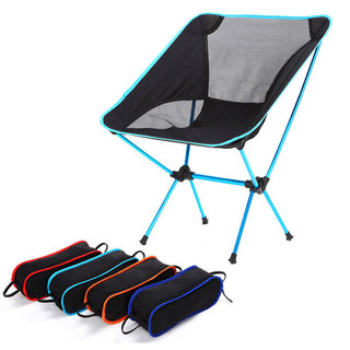 Travel Ultralight Folding Chair Superhard High Load Outdoor Camping Chair Portable Beach Hiking Picnic Seat Fishing Tools Chair - Phosgene