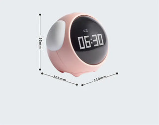 Alarm-Clock Wake-Up-Light Pixel Expression Home-Decoration Digital Electronic Cute Multi-Function Phosgene