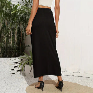 Bundle Slit Irregular Skirt High Sense Phosgene