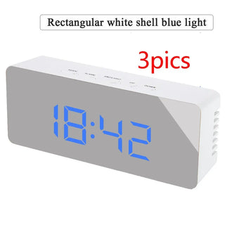 Digital LED multi-function mirror clock Phosgene