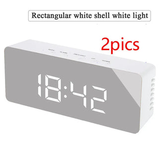 Digital LED multi-function mirror clock Phosgene