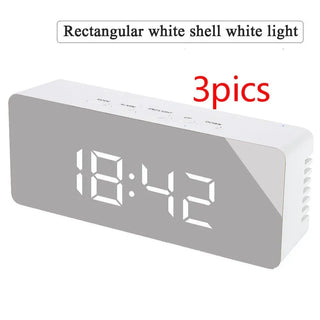 Digital LED multi-function mirror clock Phosgene