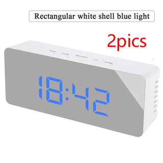 Digital LED multi-function mirror clock Phosgene