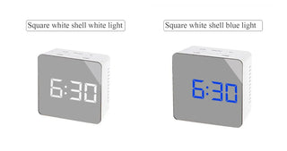 Digital LED multi-function mirror clock Phosgene