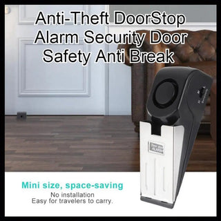 Electronic Burglar Alarm Intelligent Home Security Wedge Door Stop Alarm System Device Hotel Intruder Alert Detection Phosgene