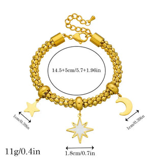 European And American Fashion Metal Retro Stainless Steel Bracelet Phosgene