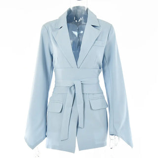 Fashion Casual Women's Suit Lapel Phosgene